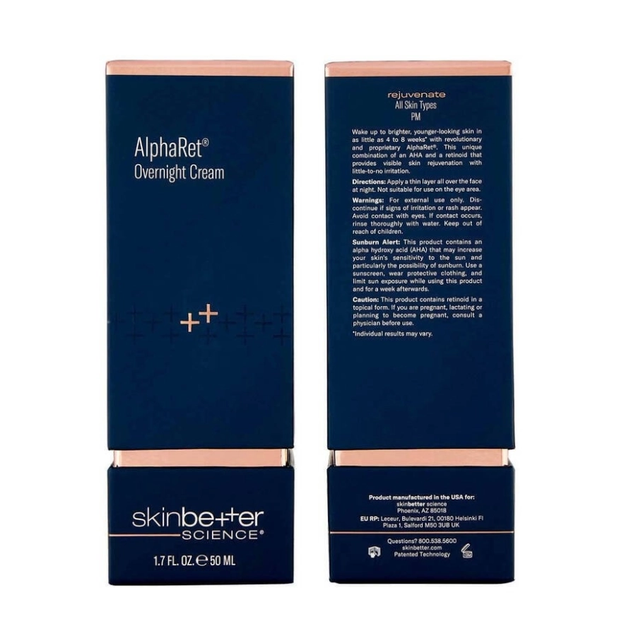 Skinbetter Science Alpharet Overnight Cream Face Odmładzający krem z retinoidem 50 ml