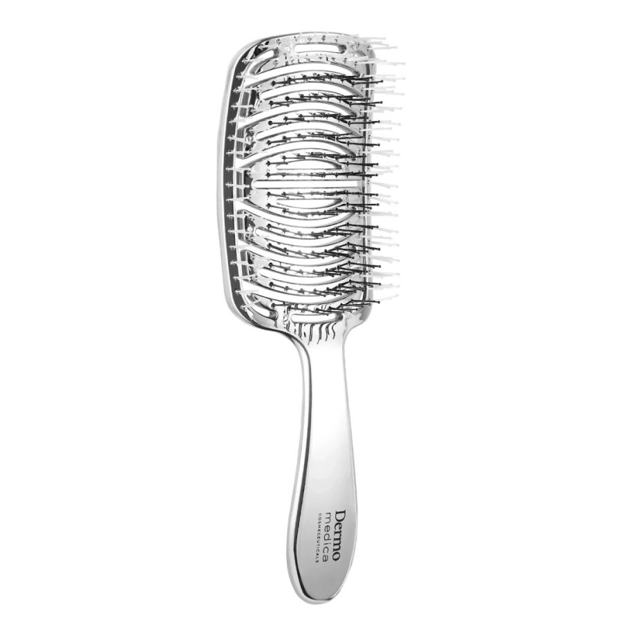 Dermomedica Silk Flow Brush Szczotka do włosów przeznaczona do efektywnego rozczesywania zarówno suchych, jak i mokrych włosów