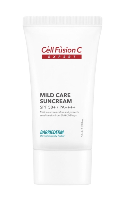 Cell Fusion C Expert Mild Care Suncream SPF 50+/PA++++ Łagodzący krem z bardzo wysoką ochroną przeciwsłoneczną 50 ml