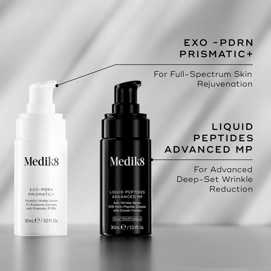 Medik8 Exo-Pdrn Prismatic+ Młodzieńcze serum rewitalizujące z pryzmatycznym PDRN i potrójnym kompleksem egzosomów 30 ml