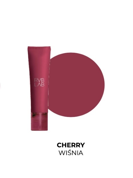 RVB LAB THE MAKE UP Regenerujący balsam peptydowy do ust na dzień i na noc z kolorem CHERRY 10ml