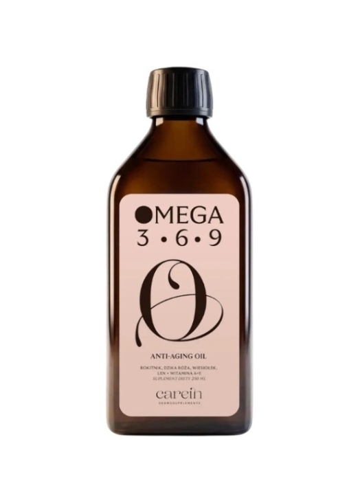 Carein Omega 3-6-9 Anti-Aging oil Olej dla skóry dojrzałej i na menopauzę 250 ml