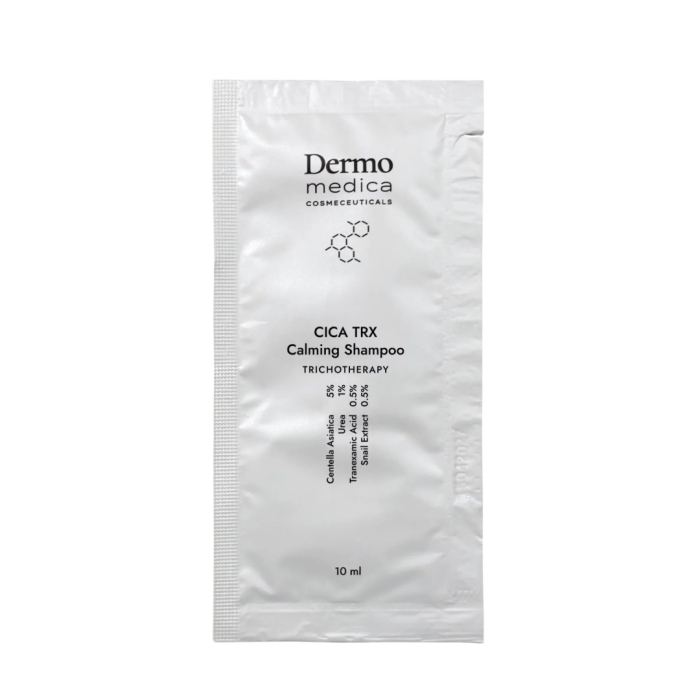 Dermomedica Cica TRX Calming Shampoo Łagodzący szampon dla wrażliwej skóry głowy 10 x 10 ml