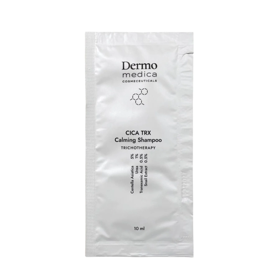 Dermomedica Cica TRX Calming Shampoo Łagodzący szampon dla wrażliwej skóry głowy 10 x 10 ml