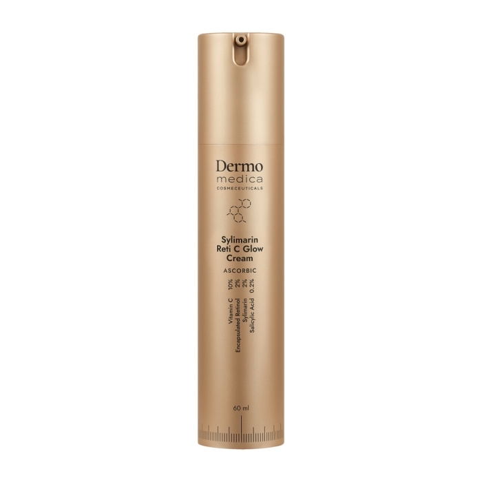 Dermomedica Sylimarin Reti C Glow Cream Luksusowy krem z witaminą C, sylimaryną, retinolem i kompleksem antyoksydacyjnym 60 ml