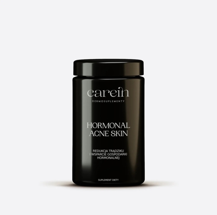 Carein Hormonal Acne Skin - Refill Kuracja 30 dni Gładka skóra bez trądziku hormonalnego - uzupełnienie 120 kaps.