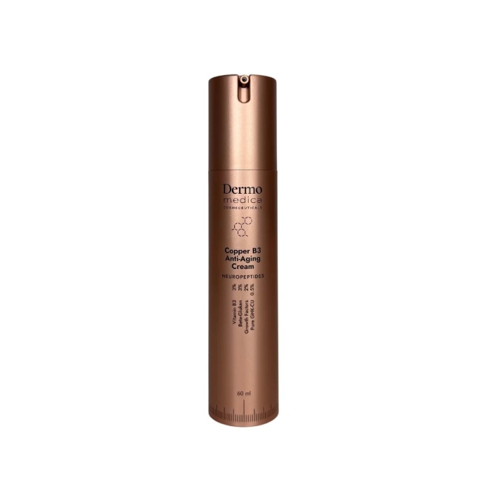 Dermomedica Copper B3 Anti-Aging Cream Kremowy koktajl aktywujący geny młodości z tripepetydem miedziowym i niacynamidem 60 ml