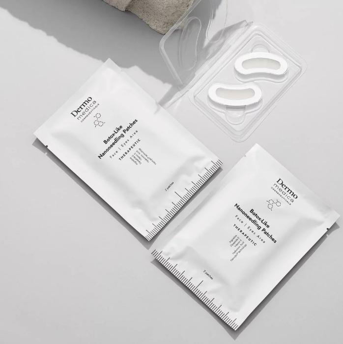 Dermomedica Botox - Like Nanoneedling Patches Innowacyjne płatki z nanoigłami dla wyraźnego odmłodzenia skóry 1szt.