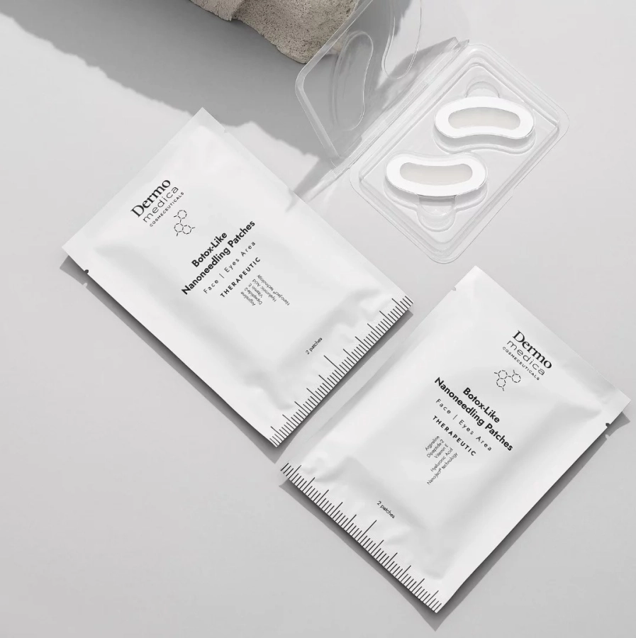 Dermomedica Botox - Like Nanoneedling Patches Innowacyjne płatki z nanoigłami dla wyraźnego odmłodzenia skóry 1szt.