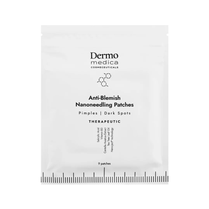 Dermomedica Anti - Blemish Nanoneedling Patches Aktywne płatki nanoigłowe o działaniu przeciwtrądzikowym i przeciwzapalnym 1szt.
