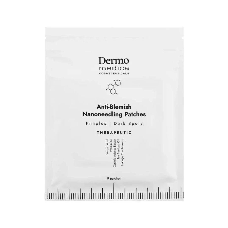 Dermomedica Anti - Blemish Nanoneedling Patches Aktywne płatki nanoigłowe o działaniu przeciwtrądzikowym i przeciwzapalnym 1szt.