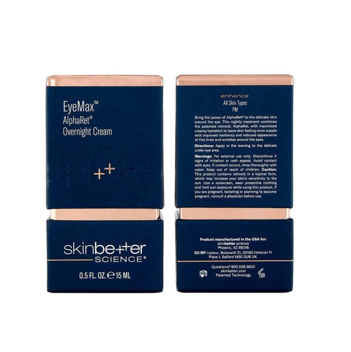 Skinbetter Science EyeMax AlphaRet Overnight Cream Krem pod oczy z retinoidem 15 ml