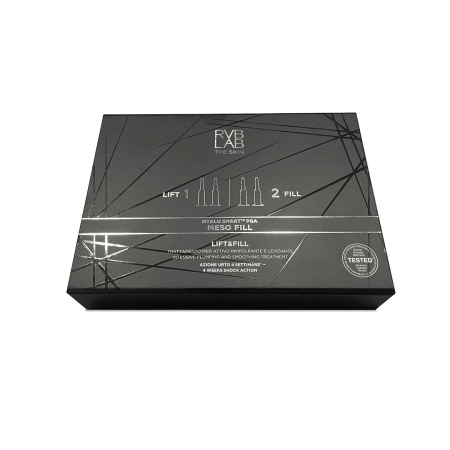 RVB LAB Lift & Fill Hyperactive Plumping And Smoothing Treatment ZESTAW kuracja 30 dni przeciwzmarszczkowa 4 x 3,5 ml