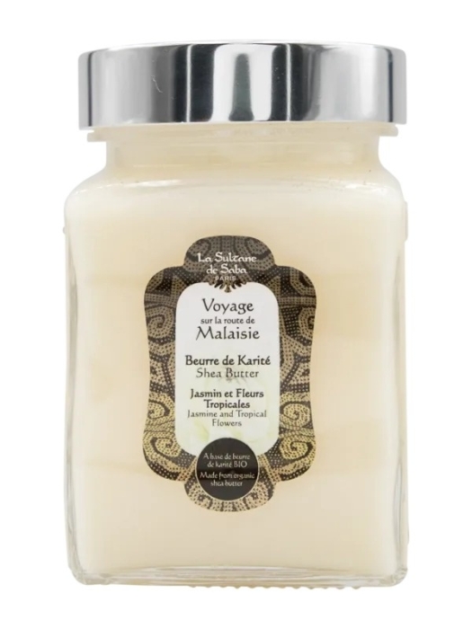 La Sultane de Saba Beurre de Karite Shea Butter Malaisie Masło shea jaśmin i kwiaty tropikalne linia malaisie 300 ml
