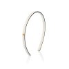Balmain Acetate Headband White/Black Small Opaska do włosów biało/czarna mała
