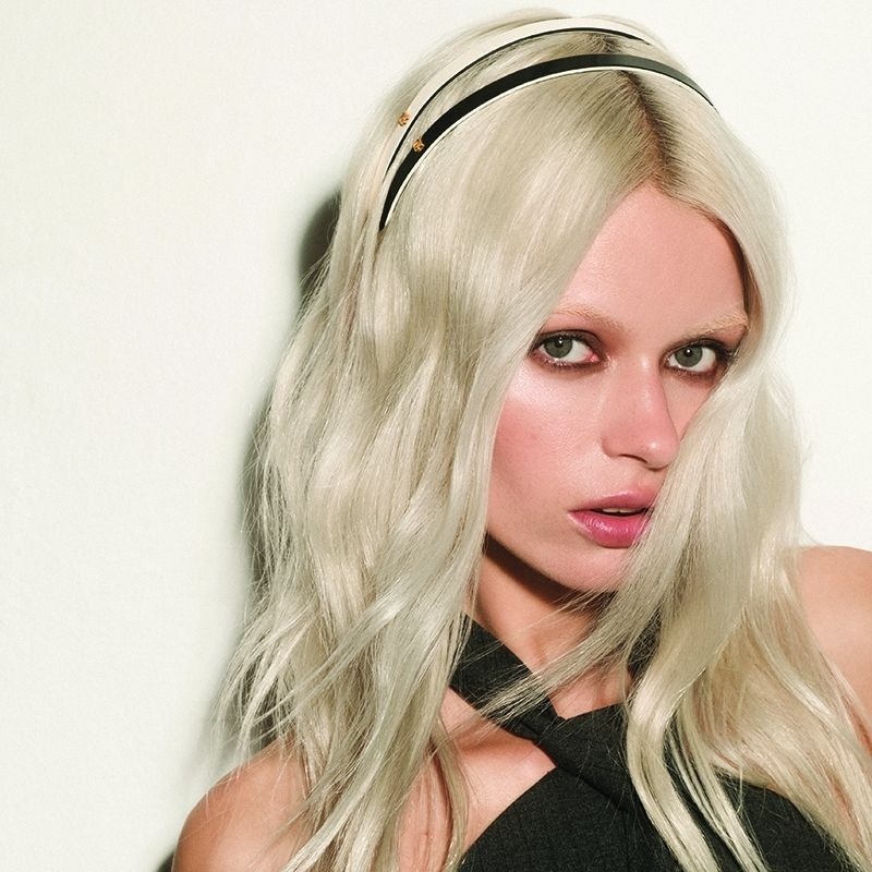 Balmain Acetate Headband White/Black Small Opaska do włosów biało/czarna mała